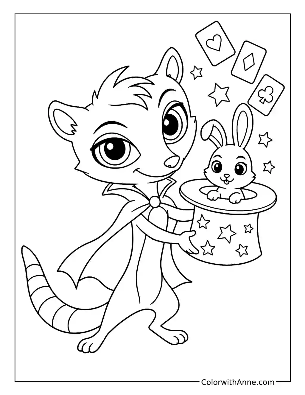 Sunil Nevla's Magic Show coloring page