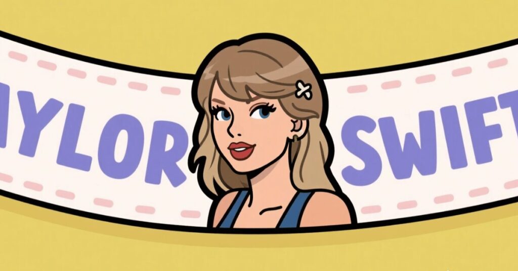 taylor swift coloring pages banner 2