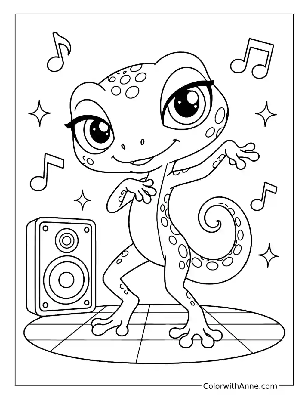 Vinnie Terrio's Dance Performance coloring page