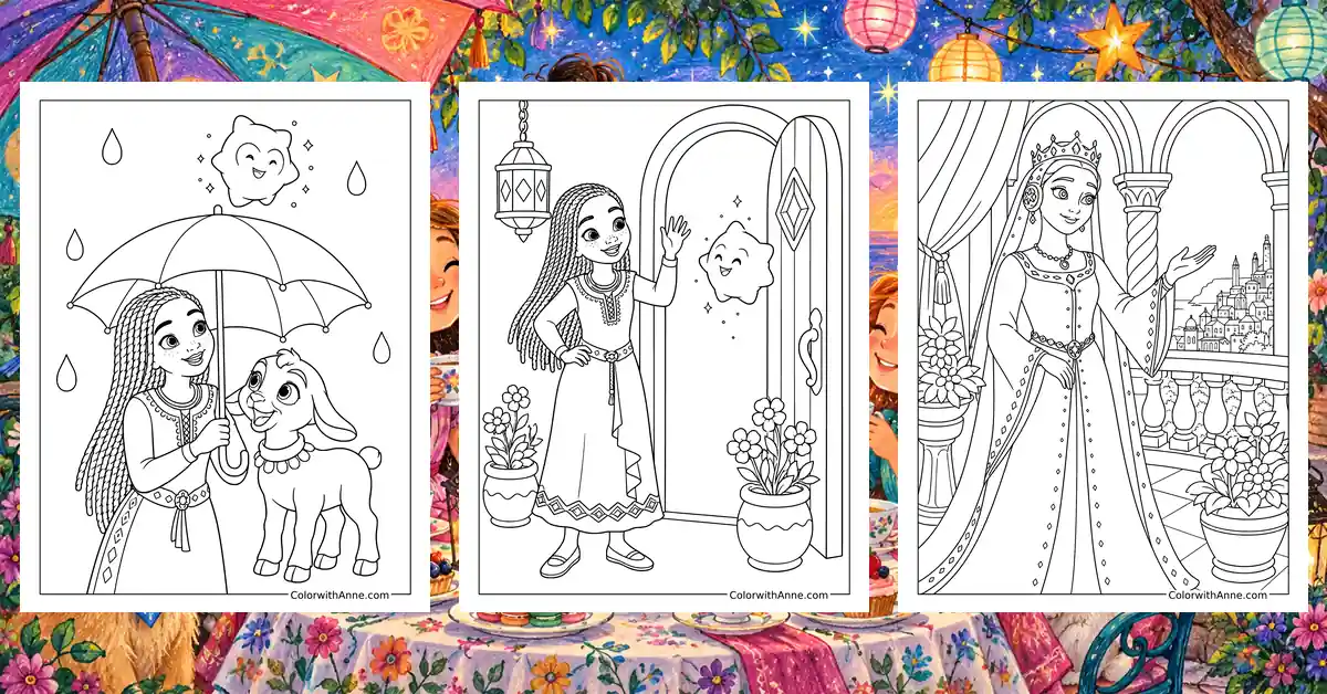 Wish Coloring Pages banner